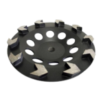 7 arrow segment cup wheel 25 30 grit diamond blade removebg preview