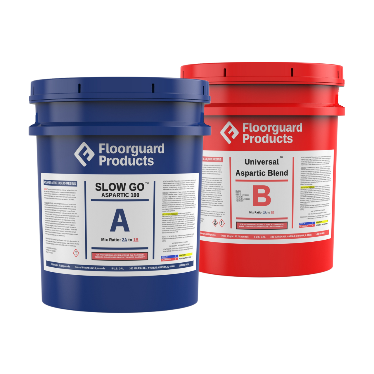 Aspartic 100 - 15 Gallon Kit